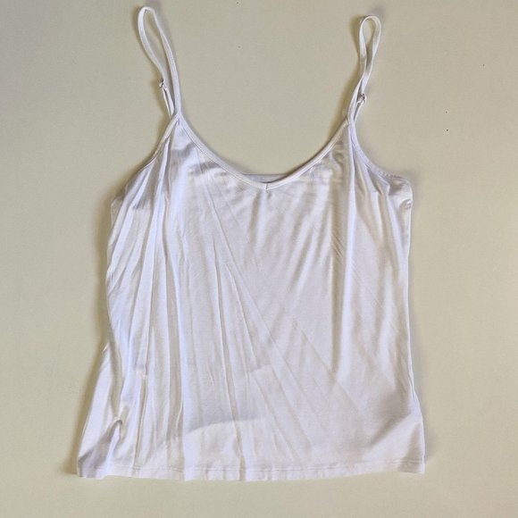 Soft Surroundings white caftan tunic blouse/tank s - Picture 7 of 10